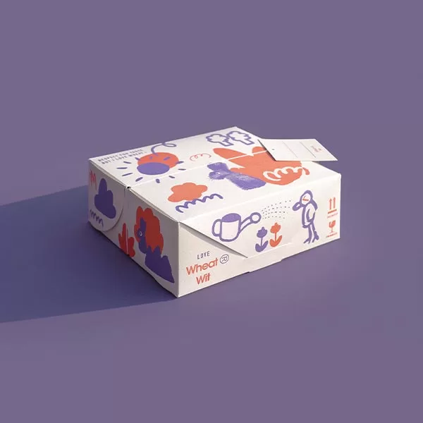 cake boxes with logo